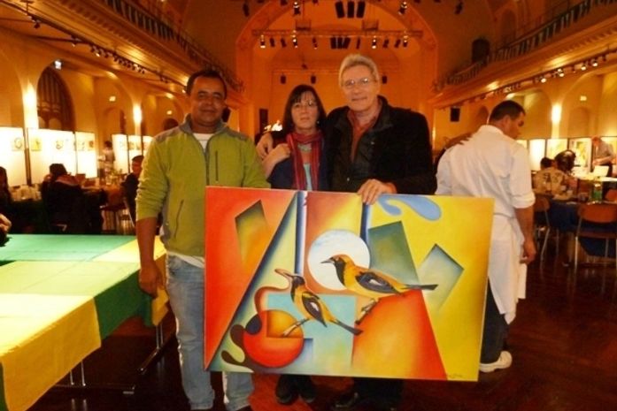 Artista alagoano ganha destaque em exposição na Suíça