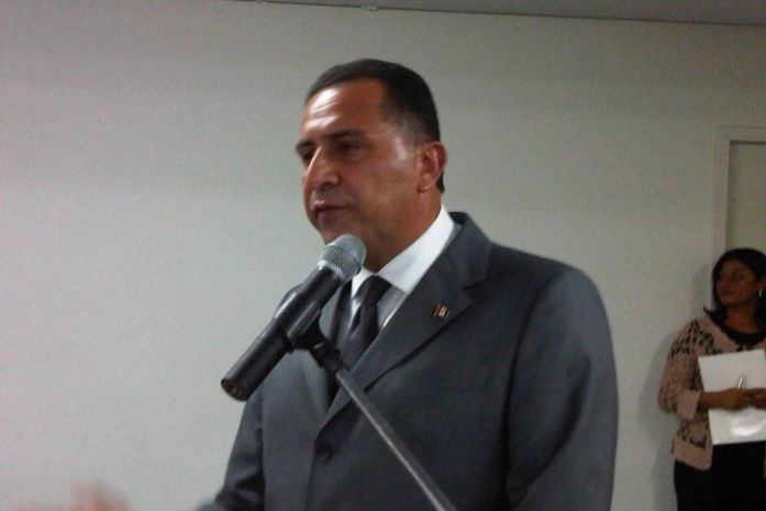 Dário Césa durante posse como Secretário de Defesa Social