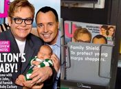 Revista com foto de Elton John e o marido é censurada nos Estados Unidos