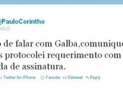 Pelo twitter, Paulo Corintho nega retirada de assinatura da CEI, mas Galba confirma