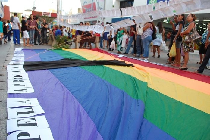 Protesto aconteceu no Centro de Maceió