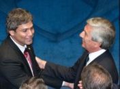 Ex-cara-pintada, Lindberg reencontra Collor no Senado