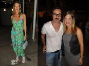 Sem Felipe Simão, Luana Piovani prestigia show de Lobão no Rio
