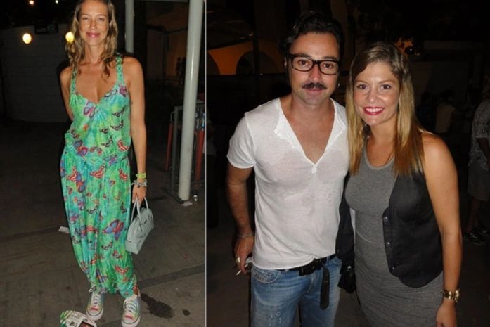 Sem Felipe Simão, Luana Piovani prestigia show de Lobão no Rio