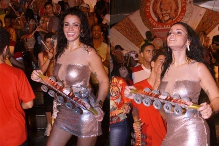 Mulher de Vagner Love é afastada do posto de musa na Estácio de Sá