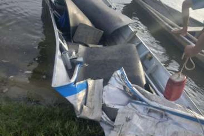 Acidente entre embarcação e jet ski