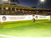 Campanha contra a dengue entra em campo no jogo entre Murici e Flamengo