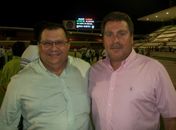 Geraldão(esquerda) e Remi Calheiros, prefeito de Murici.