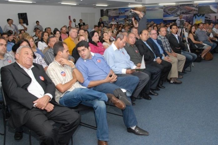 reunião com os prefeitos