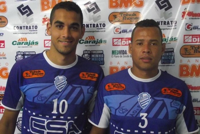Zagueiro Luis Vital e atacante Alan são os dois novos reforços do CSA