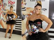 Cisne negro: Viviane Araújo é apresentada com musa de camarote