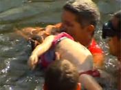 Menina foi resgatada de rio, mas não sobreviveu
ao afogamento 