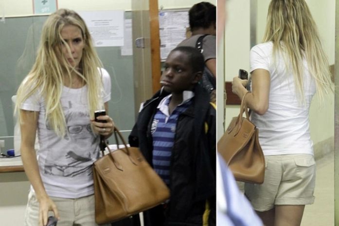 Deborah Secco vai a hospital visitar mãe de Roger que foi baleada