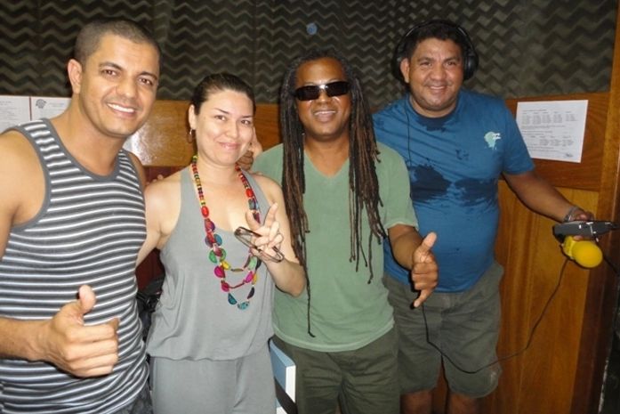Guiliano, Luciana, Jorge e Carlão.