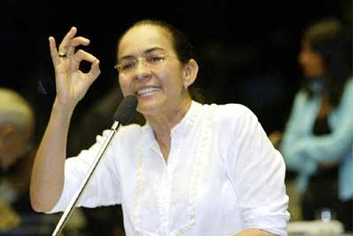 Heloísa Helena fala sobre políticas públicas para o meio ambiente