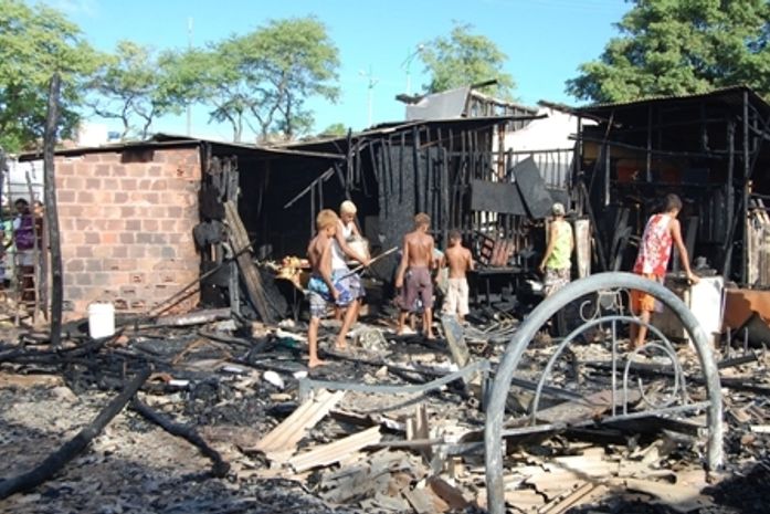 Moradores ficaram desesperados 
