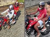 Policia Militar divulga imagens de dupla suspeita de assaltos em Rio Largo