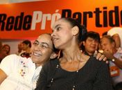 Heloísa e Marina, em defesa da criação da Rede