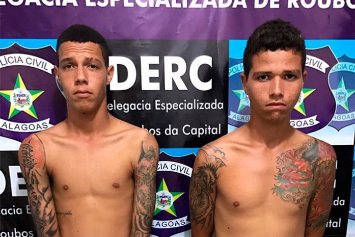 Caio César Lins Bezerra, 20 anos e Diego da Silva, 18 anos