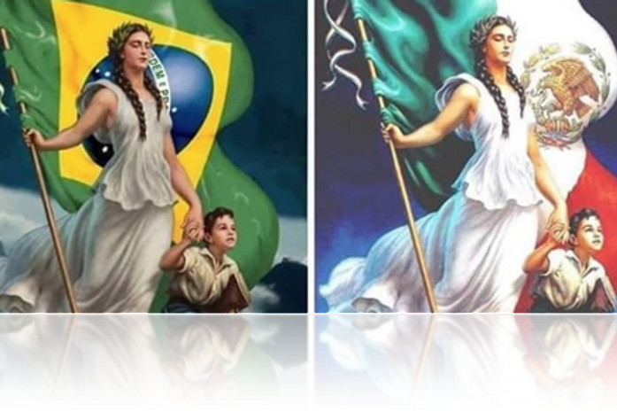 Pelo Twitter Bia acusa: Ministério da Educação do Brasil faz plágio da obra de cartunista mexicano.