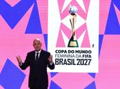 Fifa lança marca da Copa Feminina 2027 em evento no Rio de Janeiro