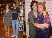 No Rio, Fernanda Torres vai a lançamento de livro da sogra