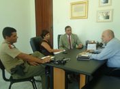 Secretários de Defesa Social e do Turismo se reúnem com Arcebispo de Maceió