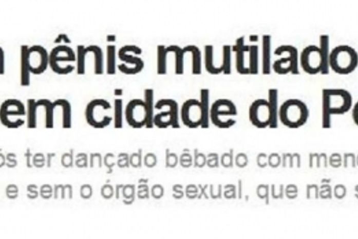 Enquanto isso você aí chorando porque o seu é pequeno.