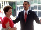 Obama é recebido no Palácio do Planalto por Dilma Rousseff