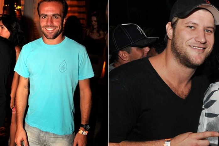 Sem Deborah Secco, Roger Flores curte a noite em boate do Rio