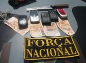 Após assalto, dois homens são presos pela Força Nacional