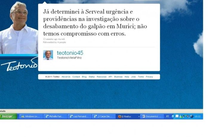 "Não temos compromisso com erros", declara Téo