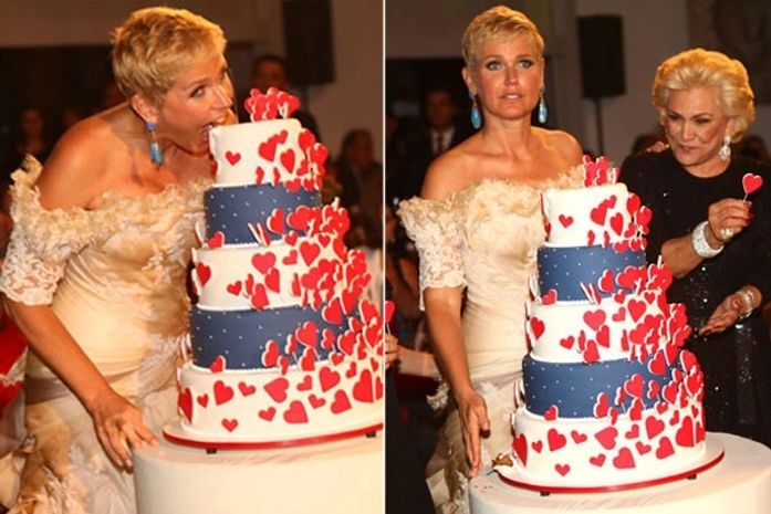 Diferente de outras mulheres, Xuxa aumenta a idade: ‘Cinquenta, né?’