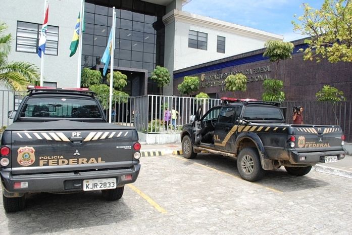 Sede da PF, no bairro de Jaraguá