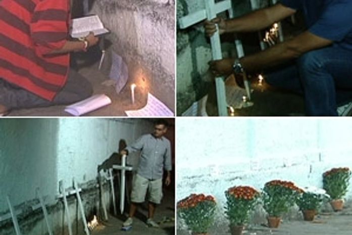 Crianças vítimas de ataques à escola são veladas em cemitérios