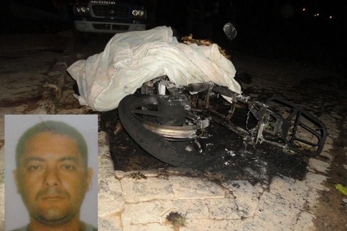 Erivânio Oliveira ficou totalmente queimado.