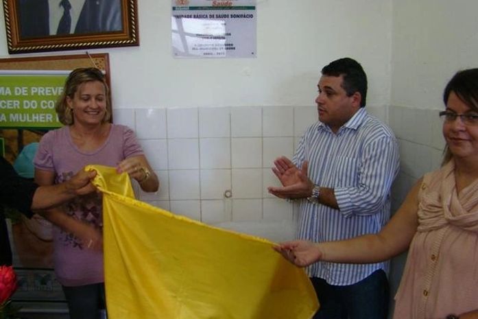 James Ribeiro inaugura posto de saúde no povoado Bonifácio
