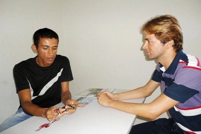 Presidente do GGAL, Nildo Correia e Adilson Pacheco