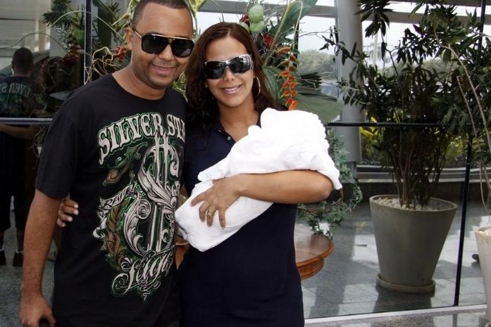 Dudu Nobre e sua mulher