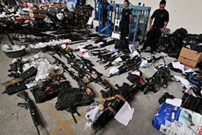 Desde 2004, três mil armas foram furtadas de fóruns
