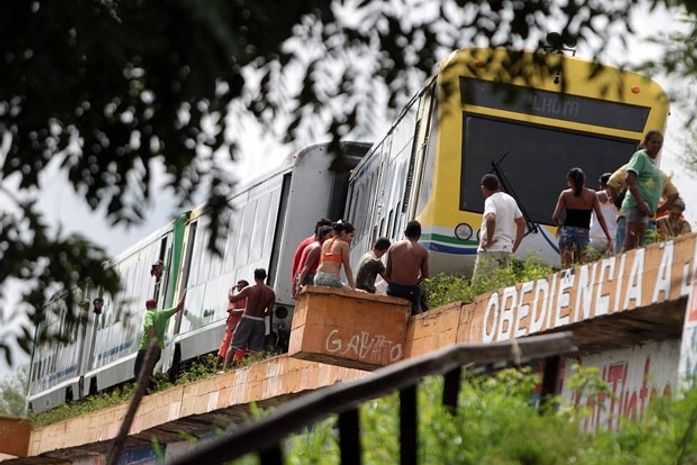 Chuva atrasa manutenção de Metrô do Piauí após dois dias de paralisação