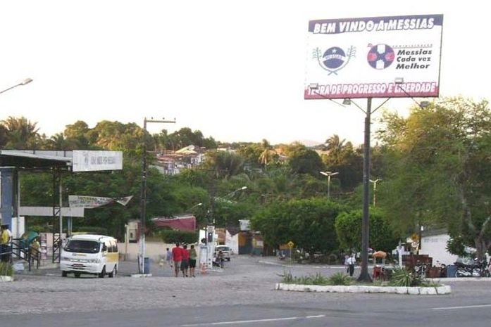 Entrada da cidade de Messias