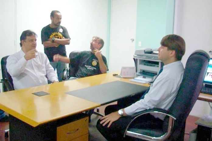 Barenco reunido com sindicalistas