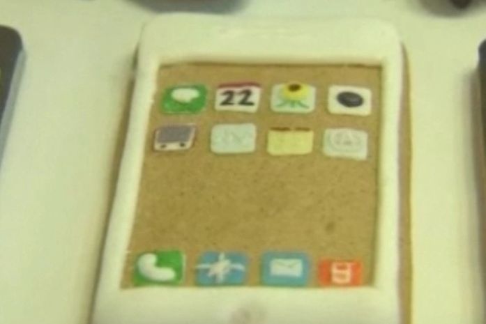 Loja chinesa vende biscoitos em formato de iPhone e iPad
