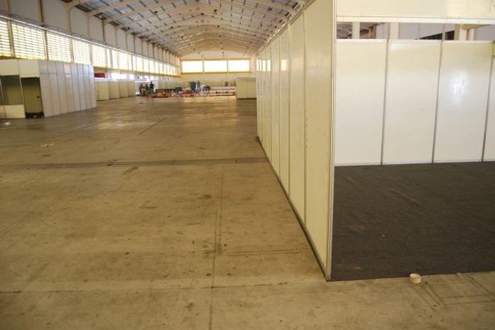 Stands já estão sendo montados para a Feira dos Municípios