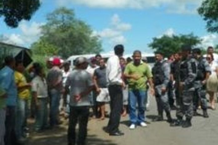 Protesto em Palmeira dos Índios