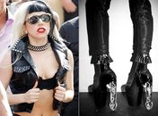 Sapato de Lady Gaga em forma de pênis é censurado em programa