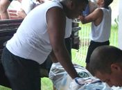 Donativos para as vítimas das chuvas