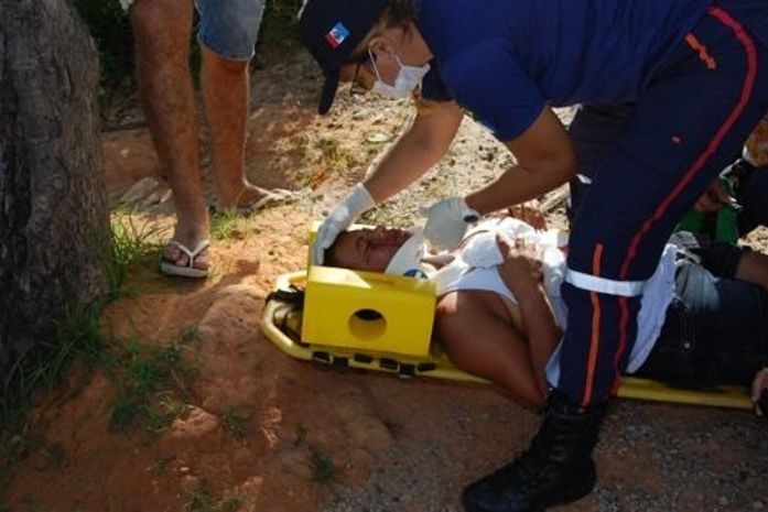 Acidente em Marechal deixa mulher ferida