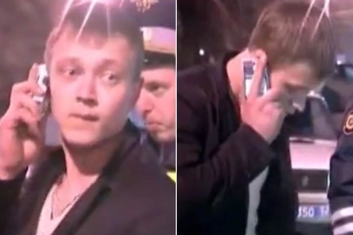 Pinguço confunde cigarro com celular e queima o filme